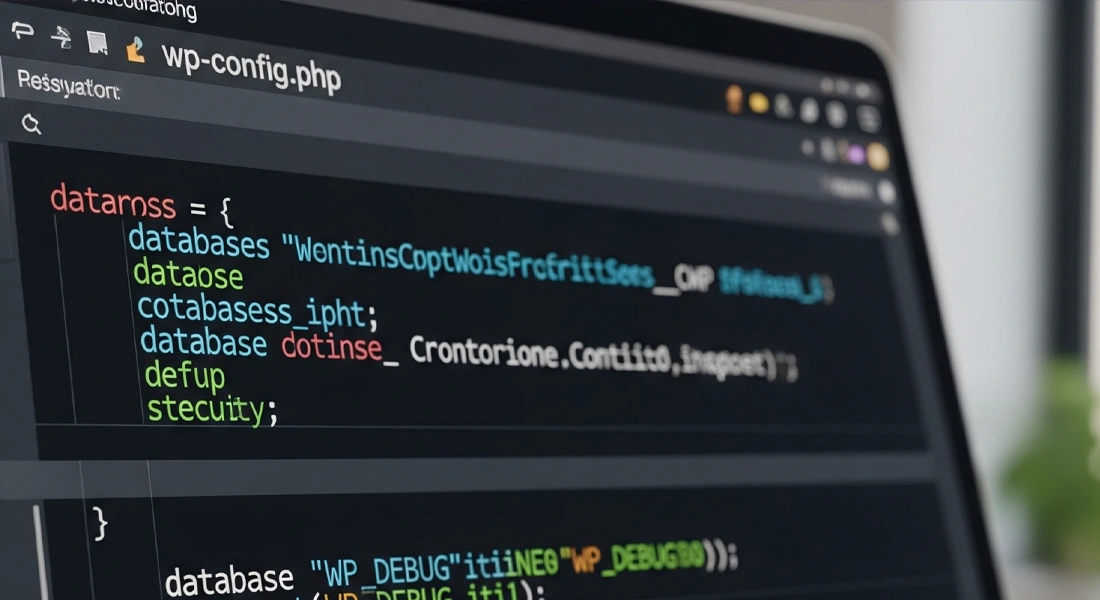 تصویری از کد غیرفعال‌سازی ویرایشگر فایل در وردپرس