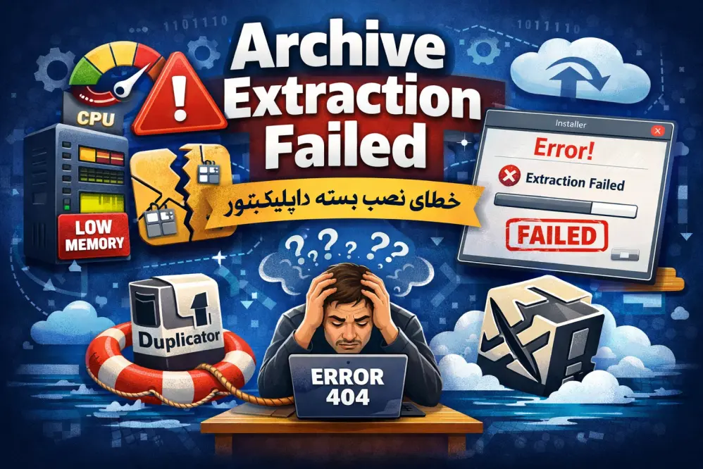 archive extraction failed duplicator